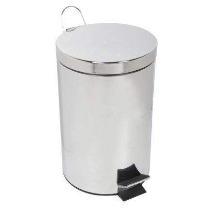 Papelera Acero Inoxidable con Pedal – 12 L