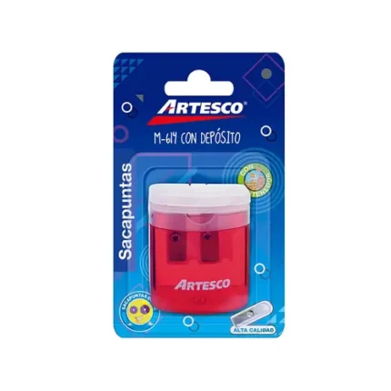 Tajador Doble Con Deposito M-614 Artesco