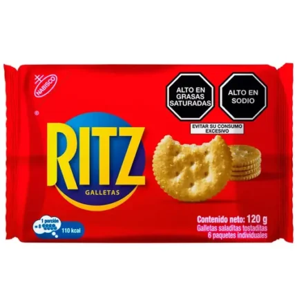 Galletas Saladas Ritz Bolsa 20g Paquete 6und