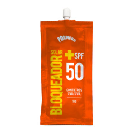 Bloqueador Solar Palmera Spf50 Water Proof X20 Und 10ml Con Tapa